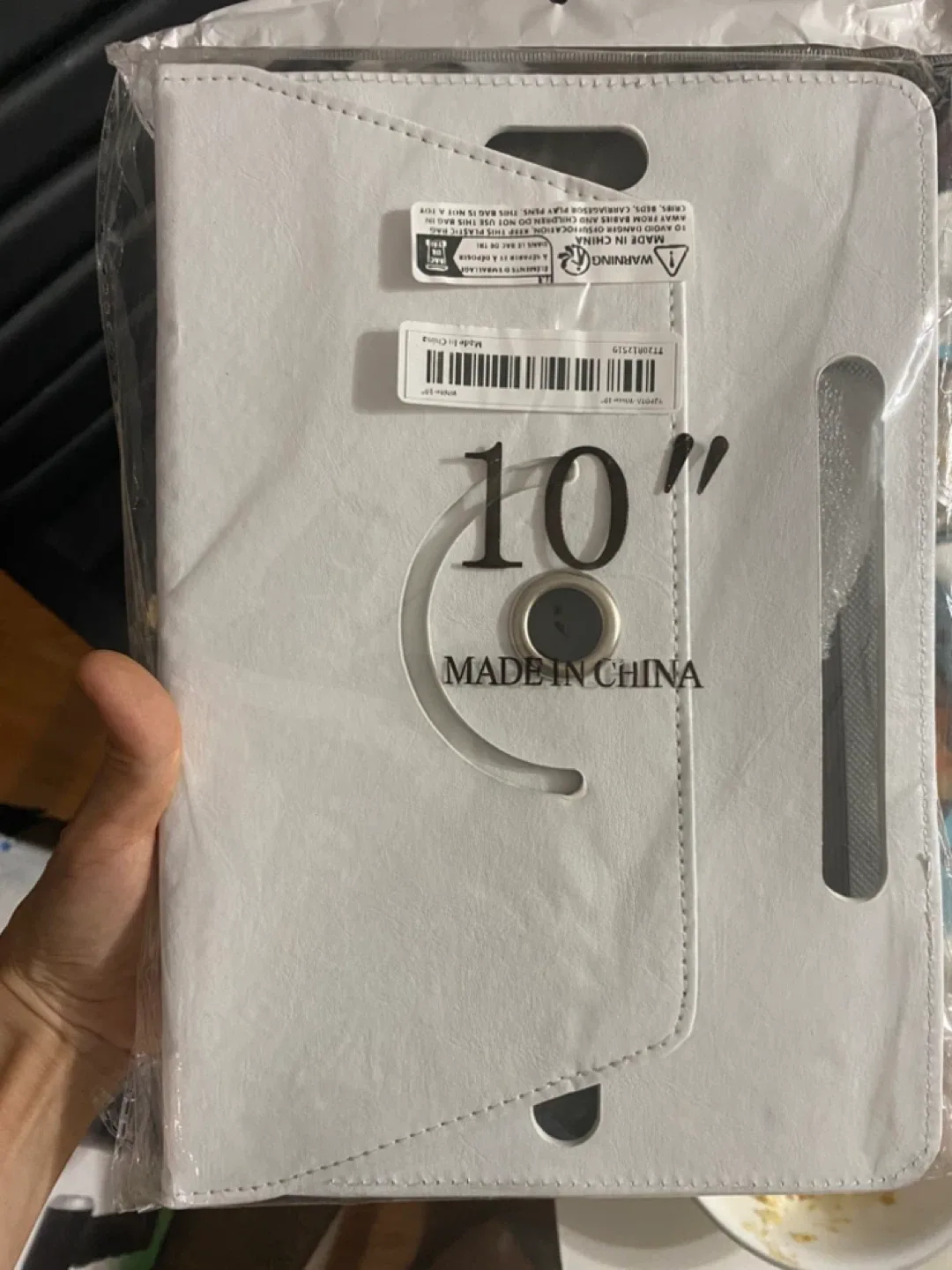 Brand New 10" Tablet Case - White and Grey thumbnail