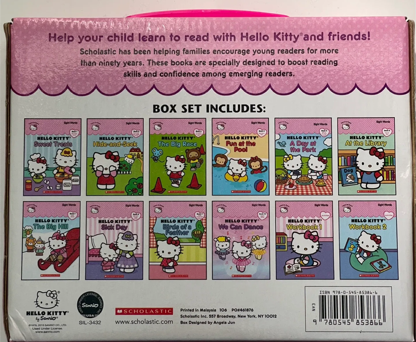Hello Kitty Sight Words 12-Book Reading Program image indicator(2)