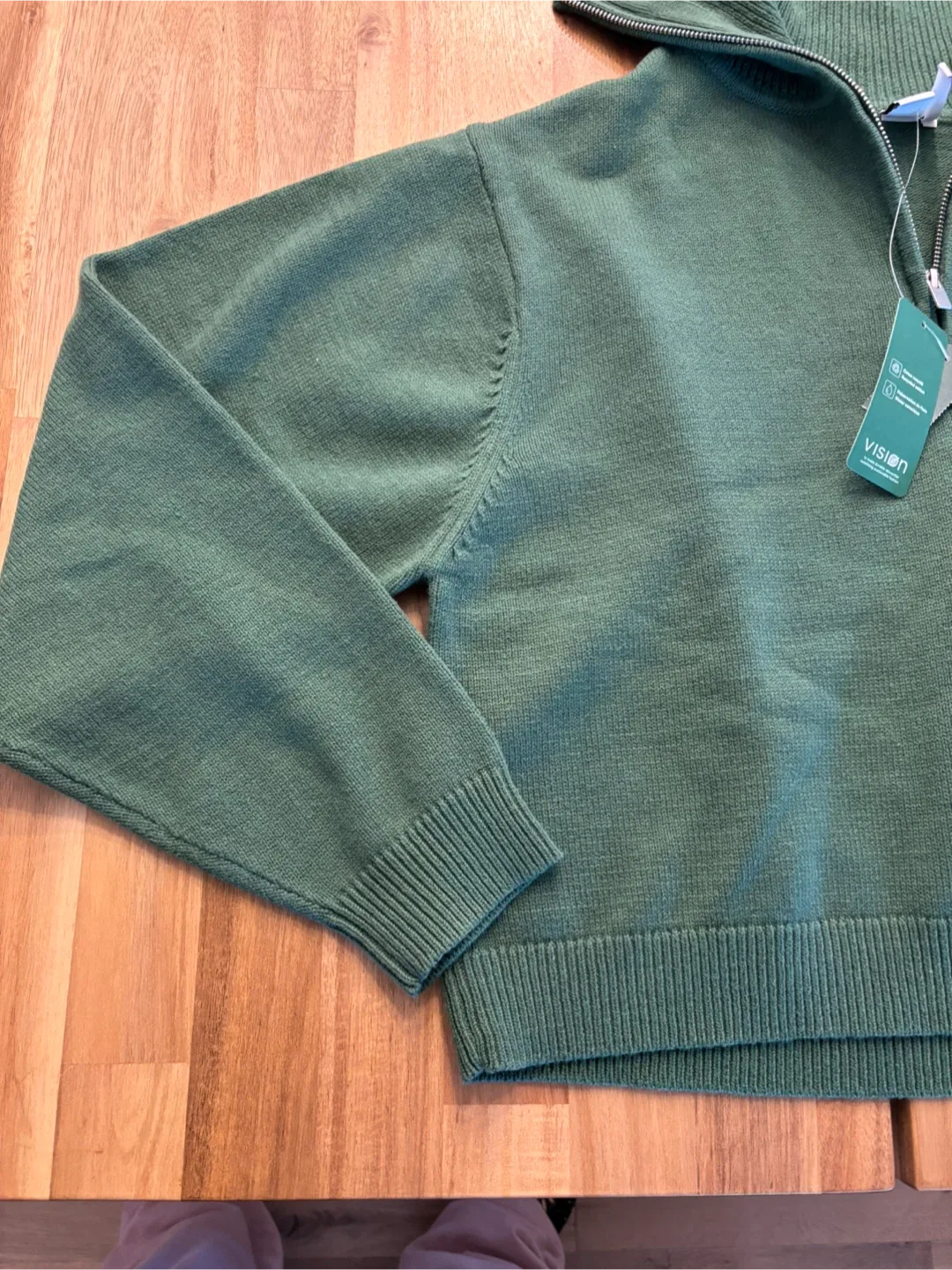 Simon Twik Green 1/2 Zip Sweater image indicator(2)