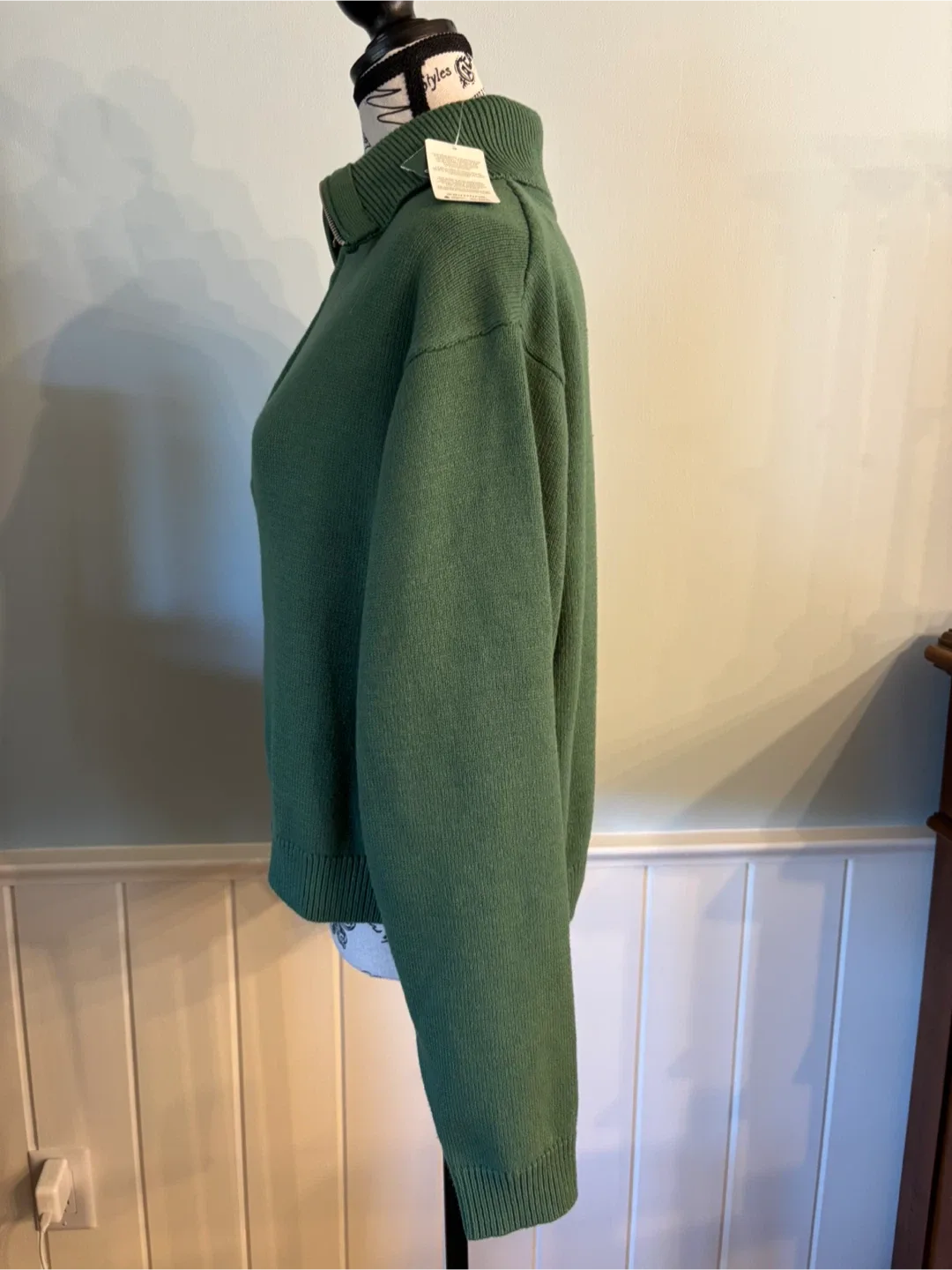 Simon Twik Green 1/2 Zip Sweater image indicator(8)