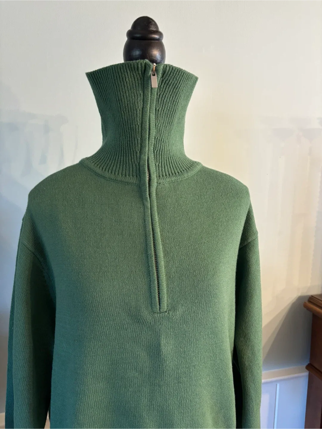 Simon Twik Green 1/2 Zip Sweater image indicator(7)