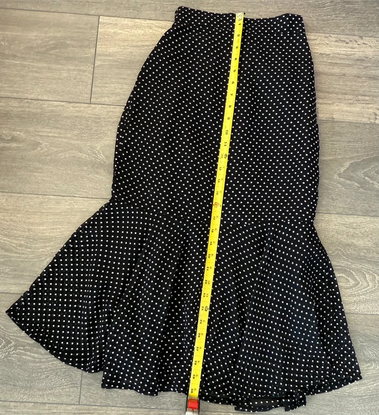 Black & White Polka Dot Ruffle Skirt - photo 3