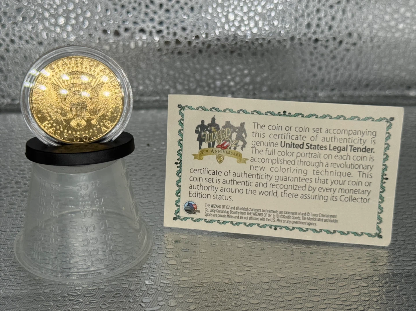 Wizard of Oz 50th Anniversary Gold Coin - photo 2