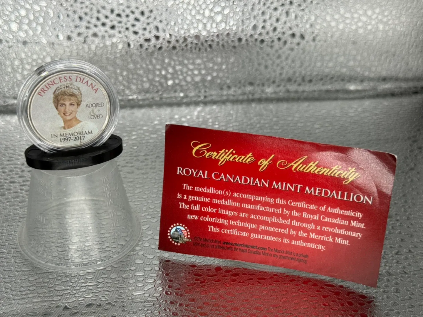 Princess Diana Royal Canadian silver Mint Medallion thumbnail