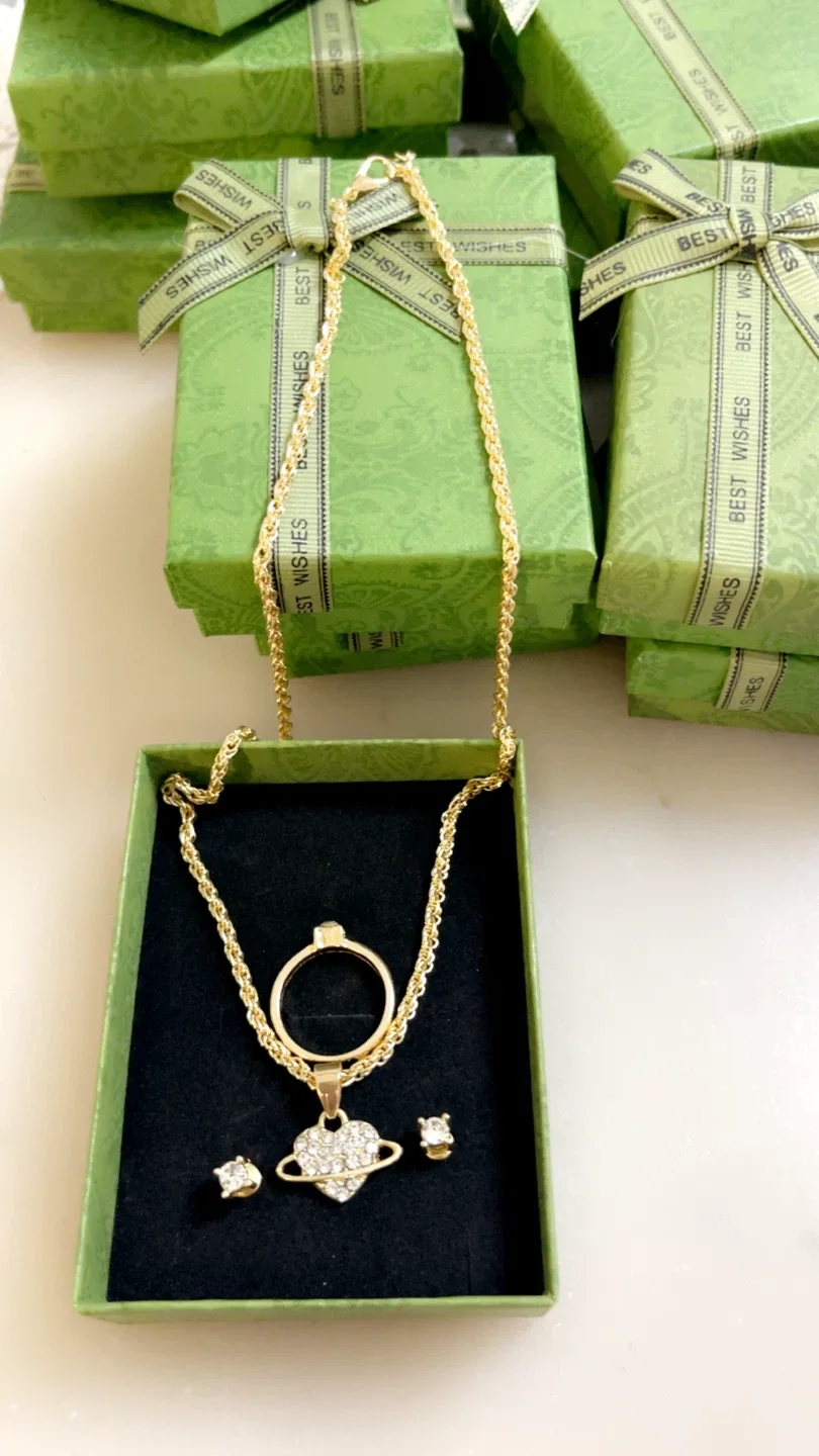 Vivienne Westwood Necklace, Ring, and Earrings Set image indicator(3)