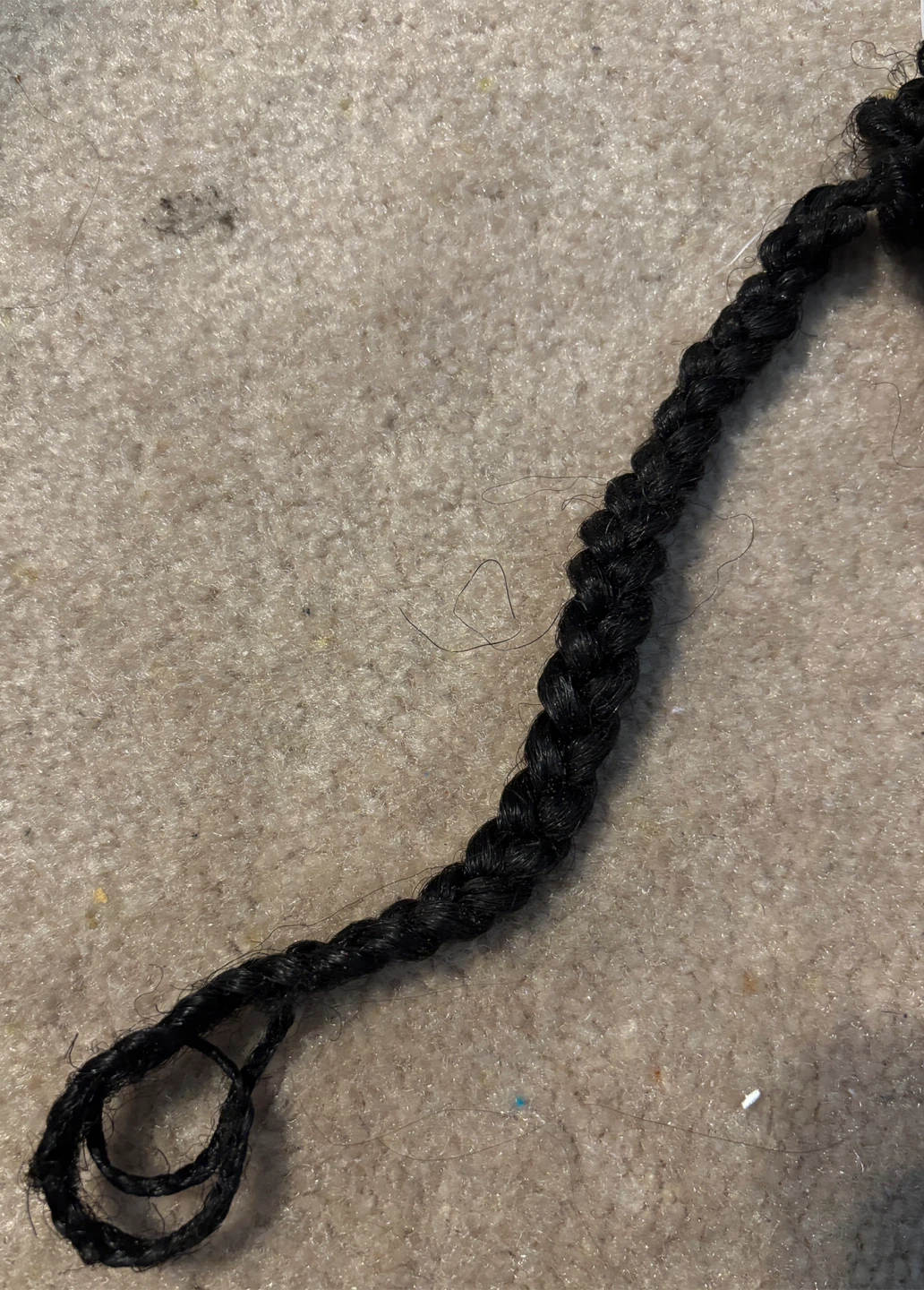 Black Braided Hair Extensions - photo 2