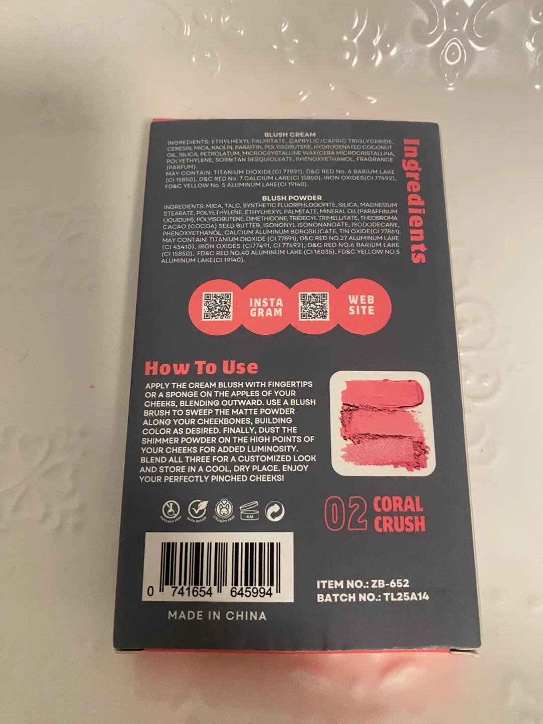 New (unused) Pinch of Perfect Cream & Powder Blush Trio image indicator(6)