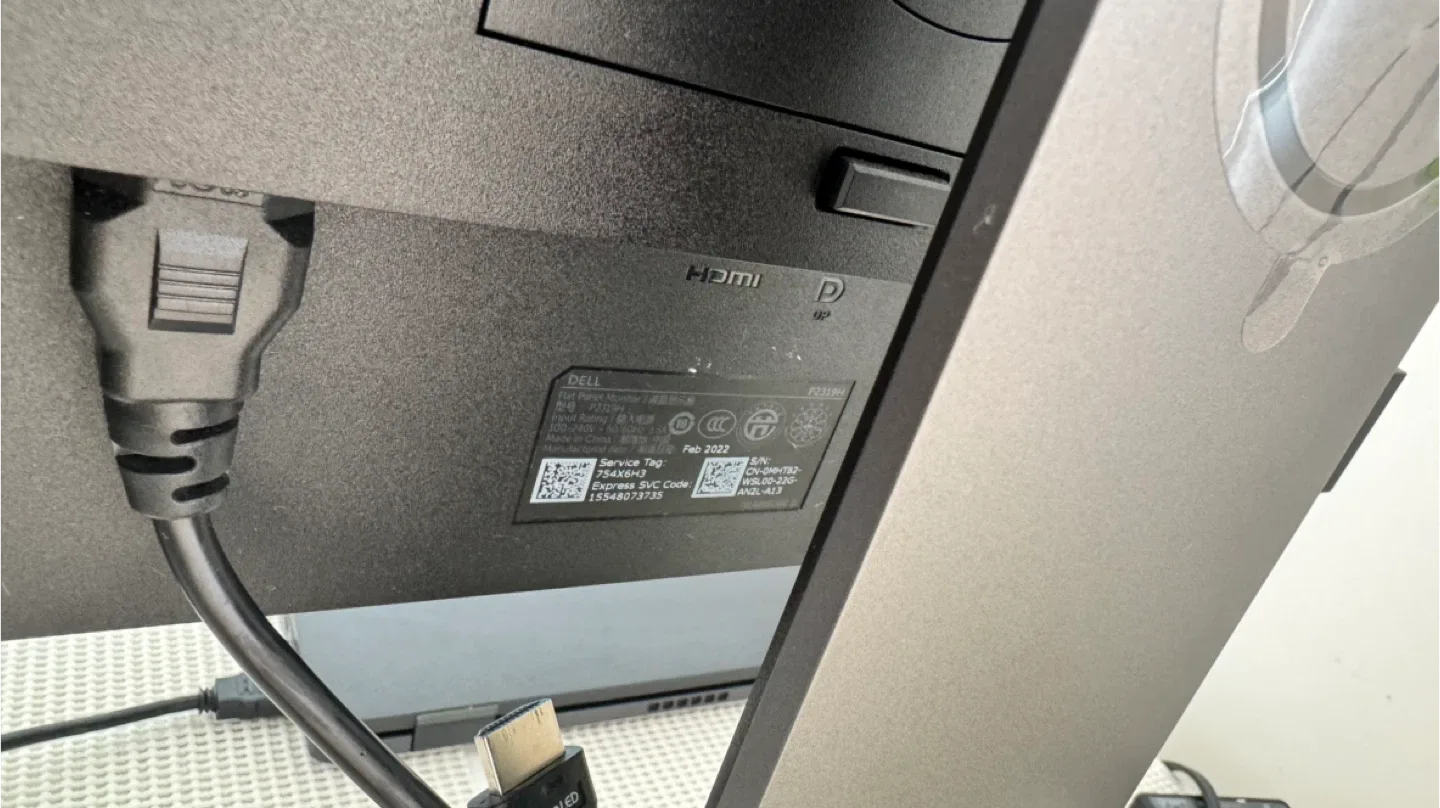 Dell P2319H 23" Monitor image indicator(3)