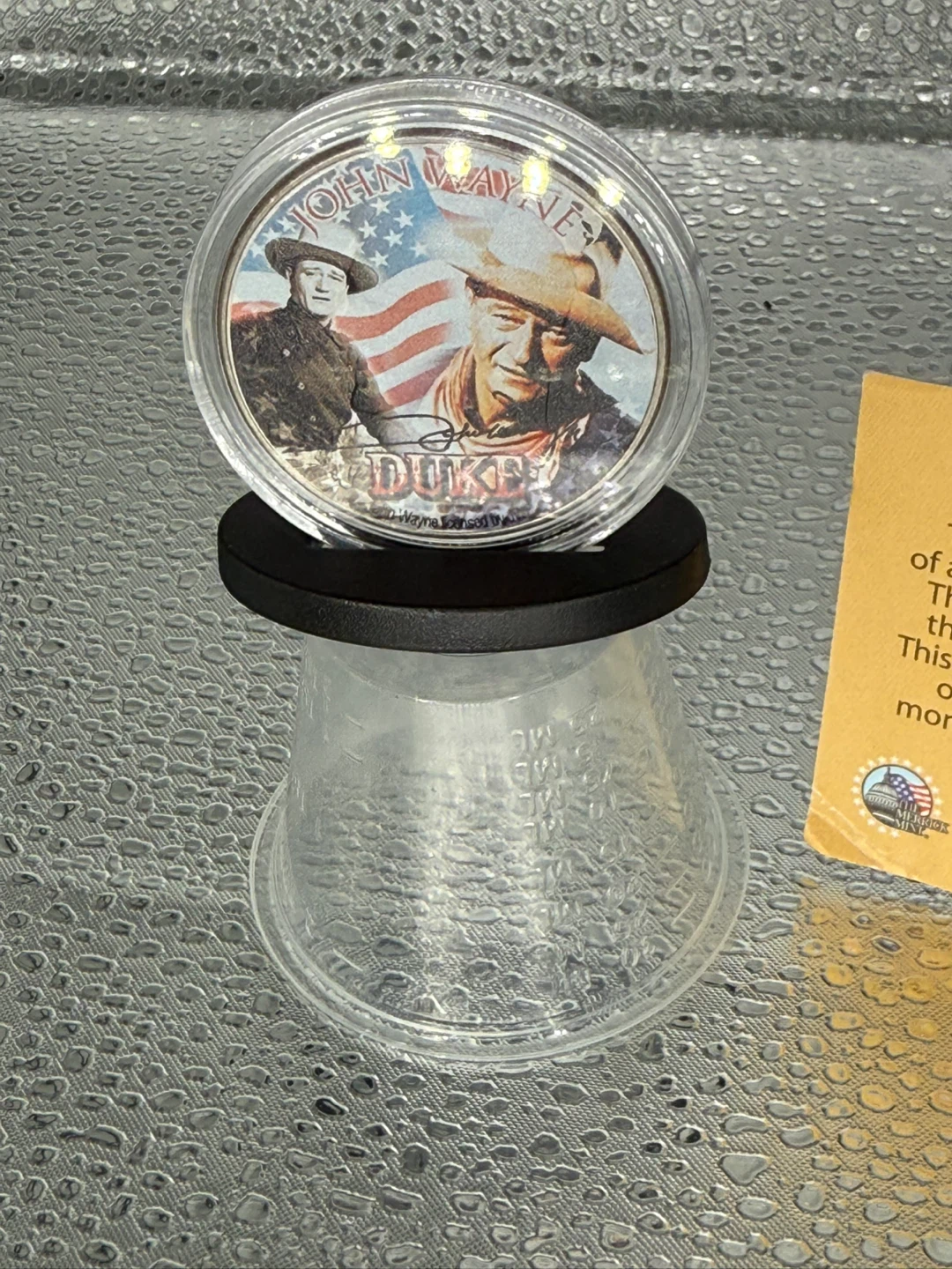 John Wayne 'The Duke' Collector silver Coin - photo 2