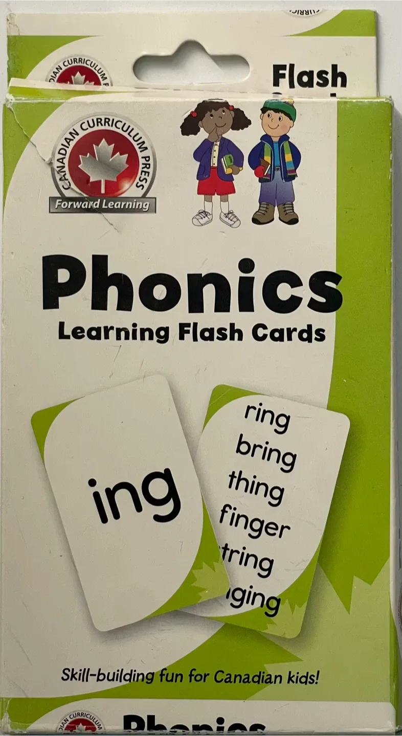 Phonics Learning Flash Cards - Canadian Curriculum Press thumbnail