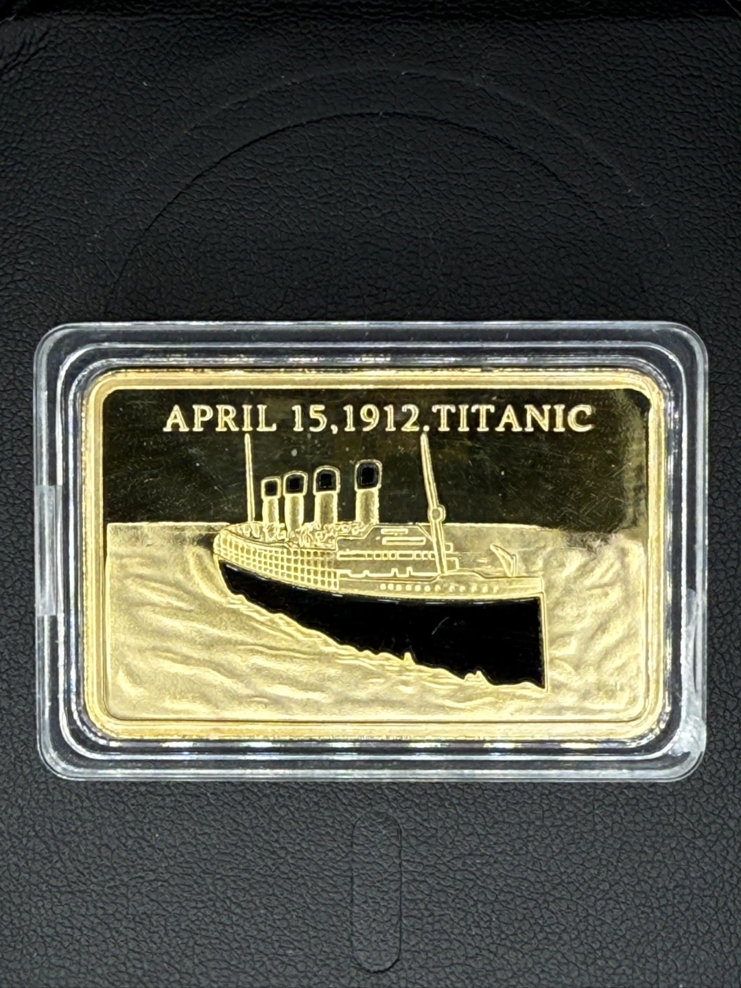 Titanic 1 OZ Gold Layered .999 Bar
