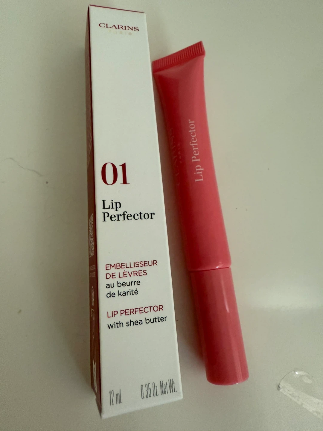 Clarins Lip Perfector - 01 Rose Shimmer