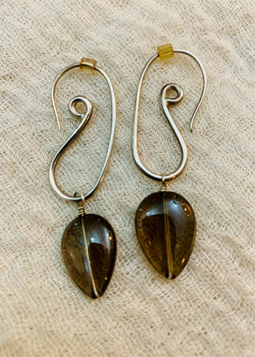 Smoky Quartz Dangle Earrings