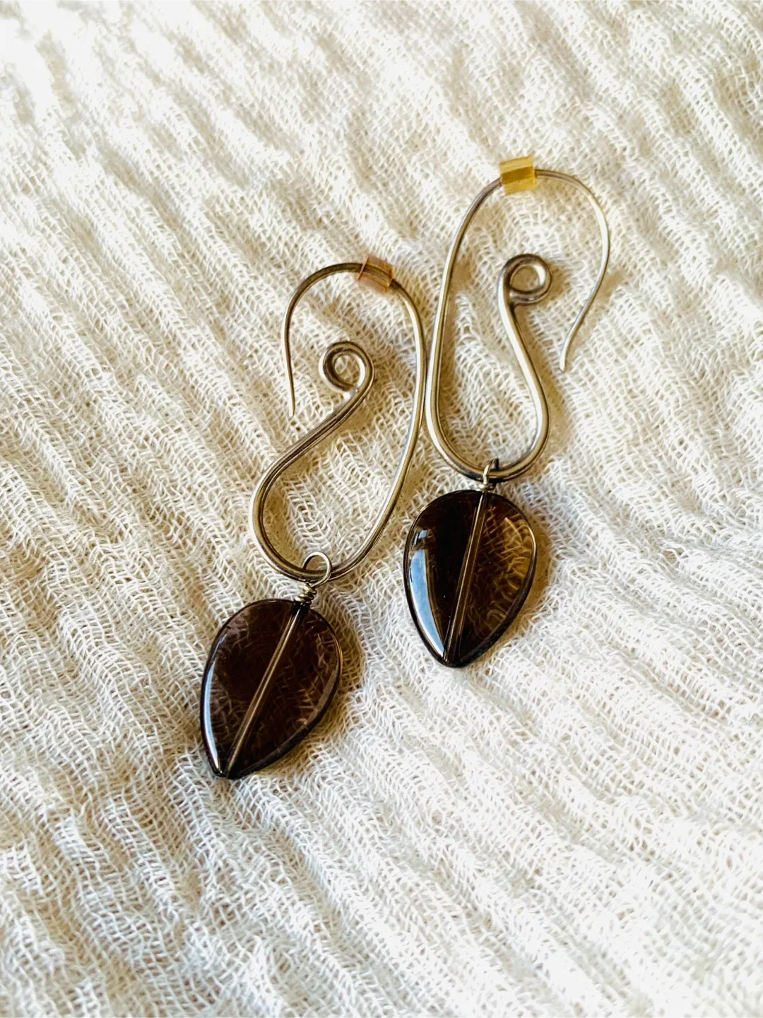 Smoky Quartz Dangle Earrings image indicator(2)