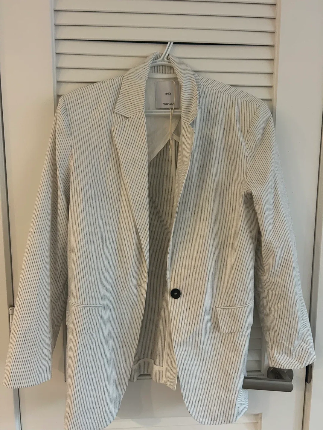 MNG (Mango) Striped Blazer