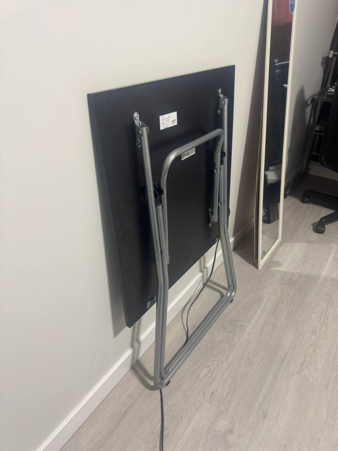 IKEA Black Folding Wall Table - photo 4
