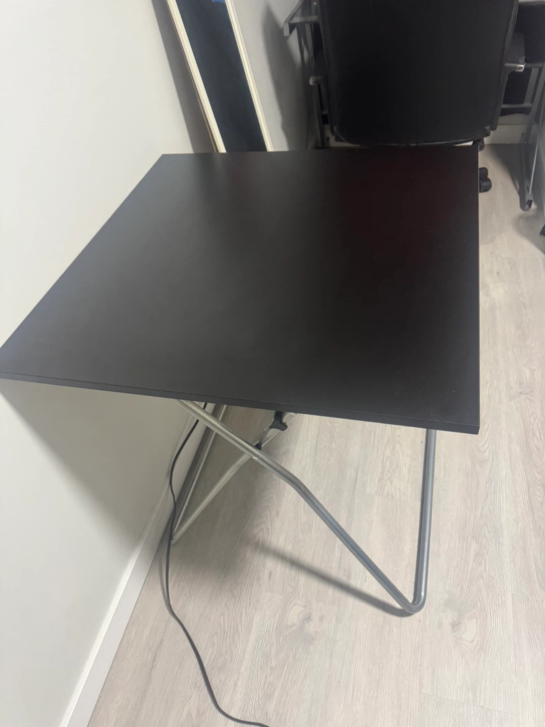 IKEA Black Folding Wall Table