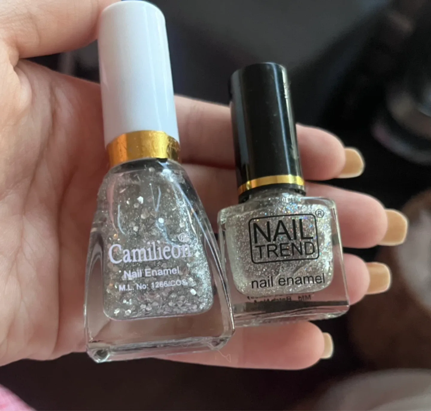 Camilieon & Nail Trend Silver Nail Enamel thumbnail
