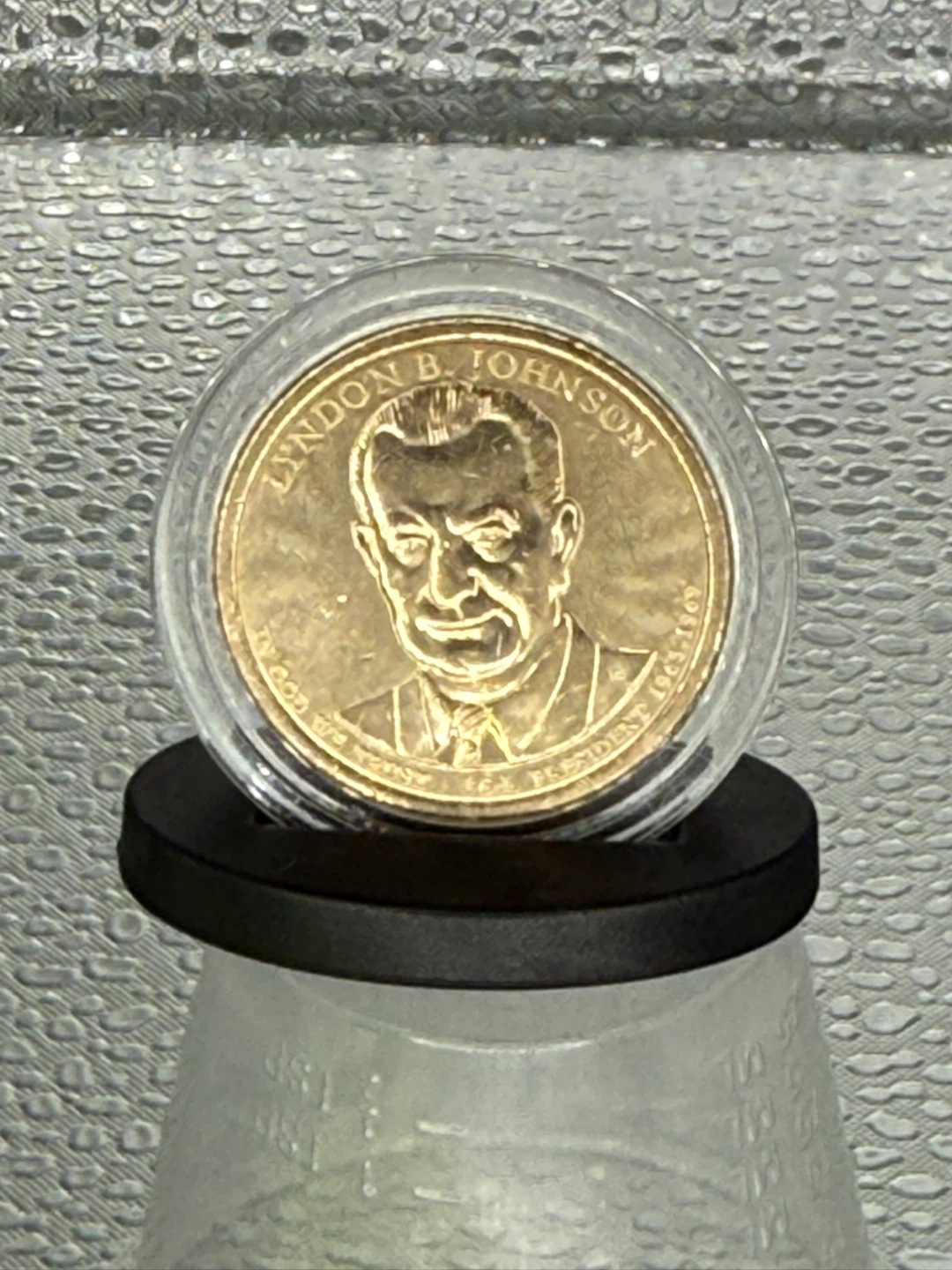 Lyndon B. Johnson $1 gold Coin