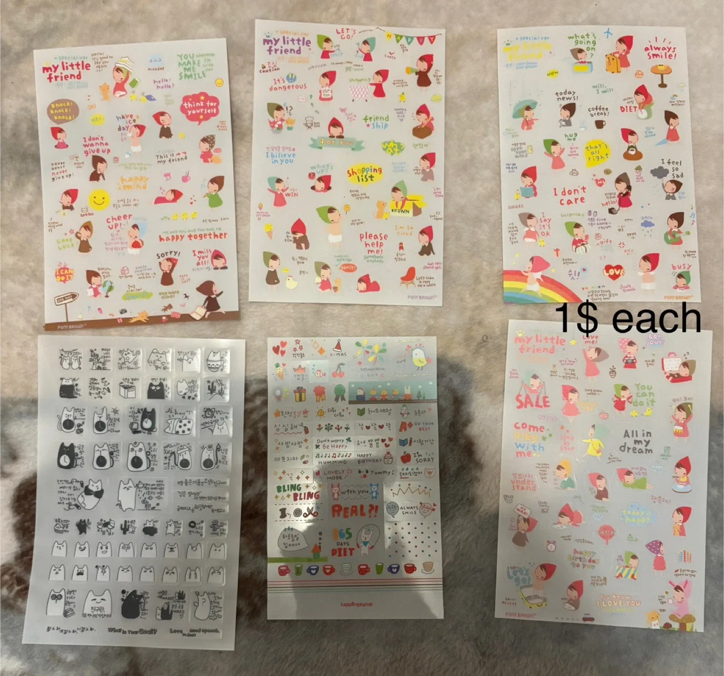 Cute Stickers & Keychains - $1-$5 Each image indicator(5)