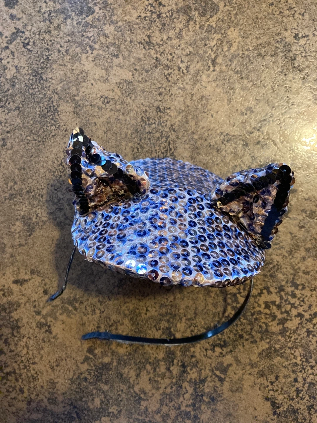 Four Claire's Sequin Cat Ear Headband Karrot1