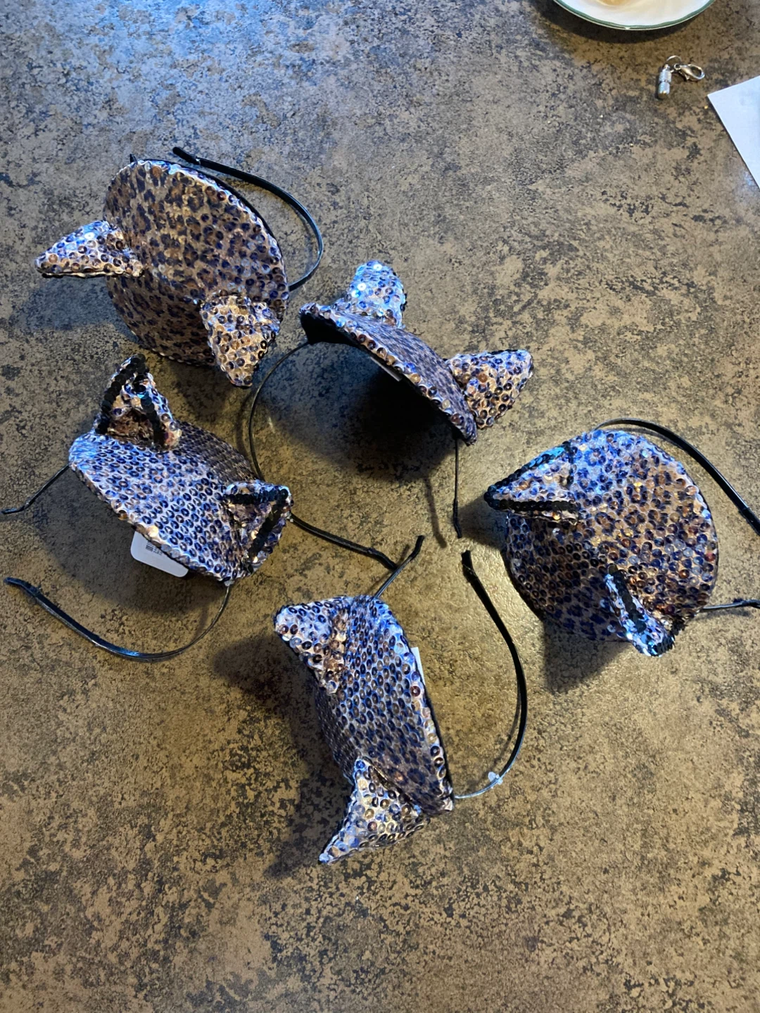 Four Claire's Sequin Cat Ear Headband