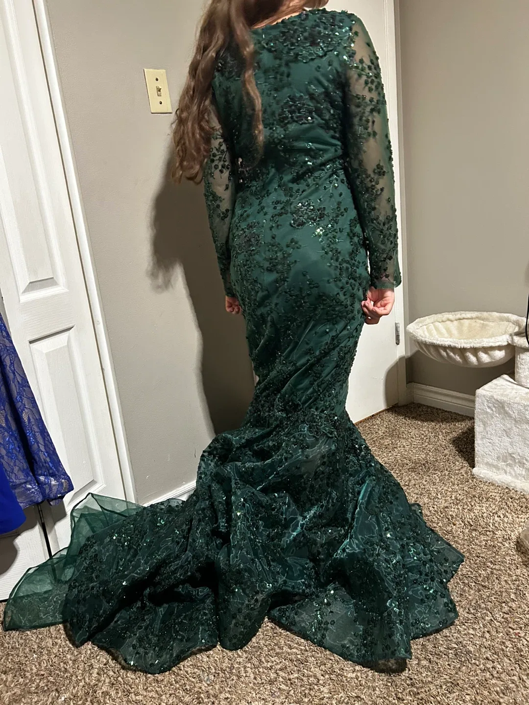 Emerald Green Formal Gown image indicator(2)