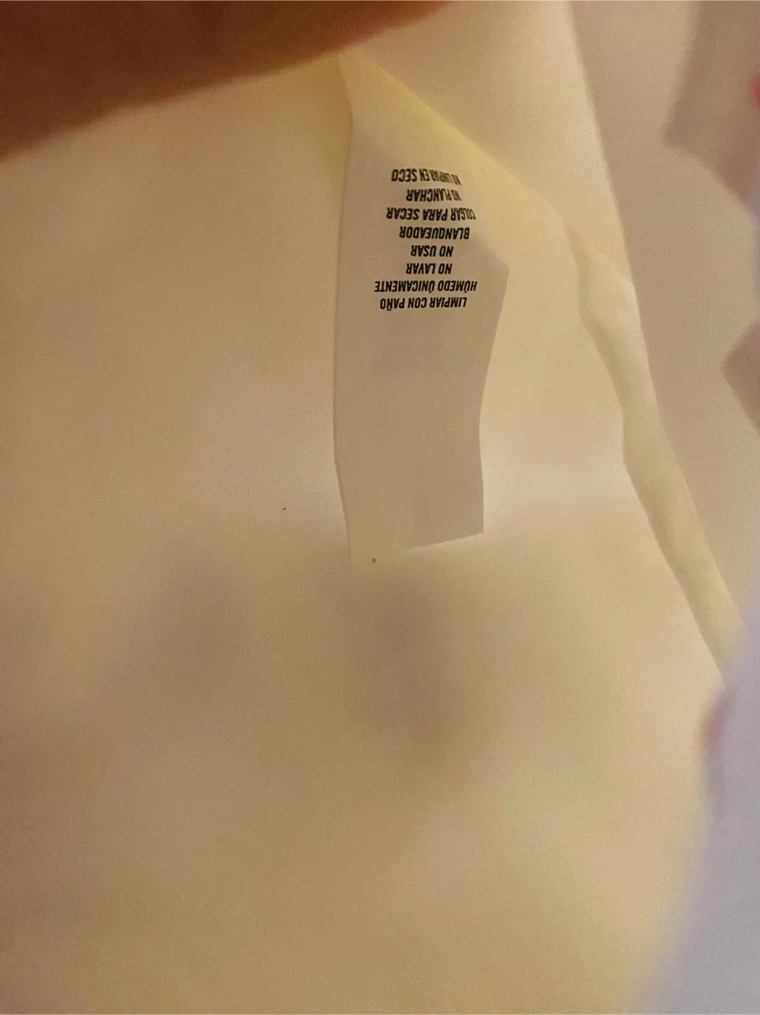 New (unused) PLACE White Faux Fur Purse image indicator(5)