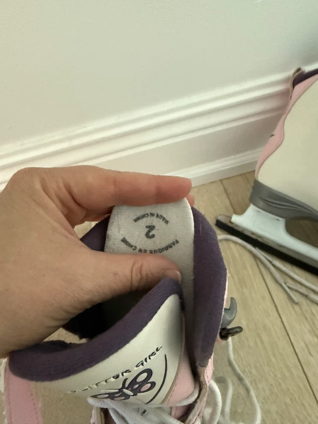 Reebok Girl's Ice Skates - Size 2 image indicator(9)