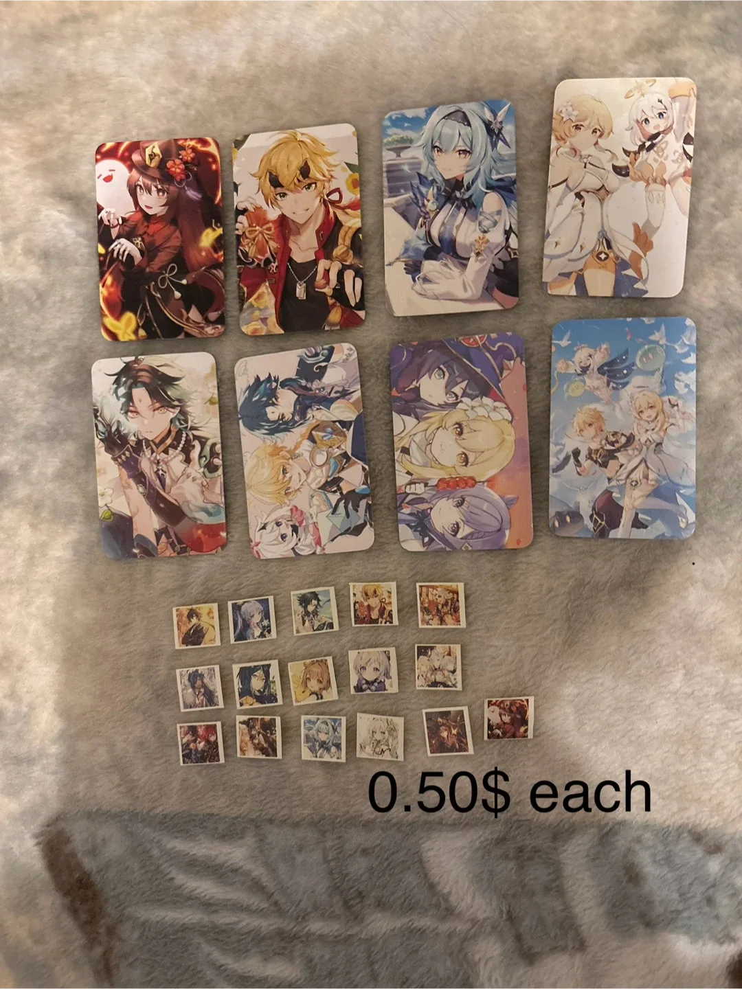 Genshin Impact Character Cards & Keychain image indicator(4)