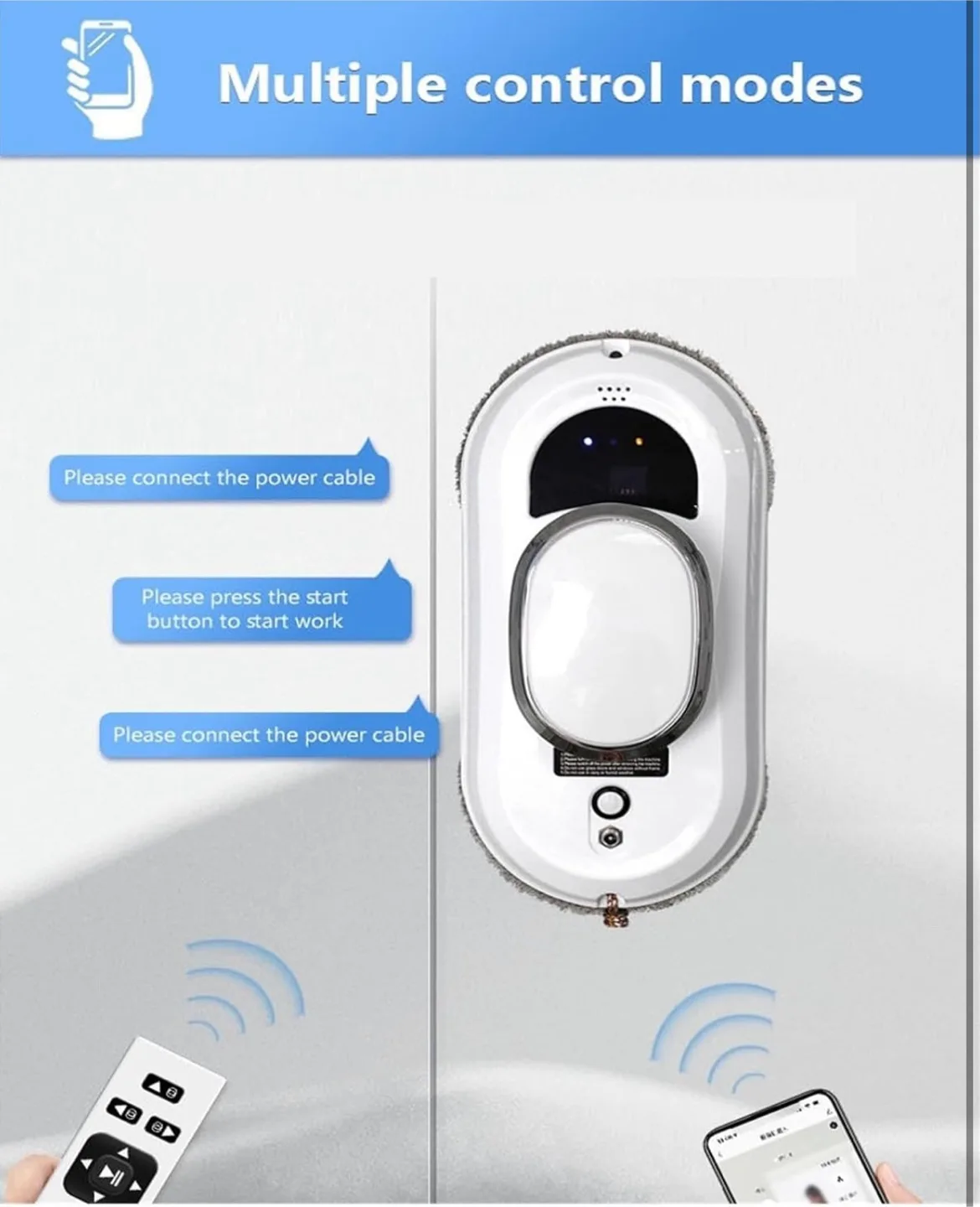 Brand New CHOVGRY CL-1 Smart Window Cleaning Robot image indicator(6)