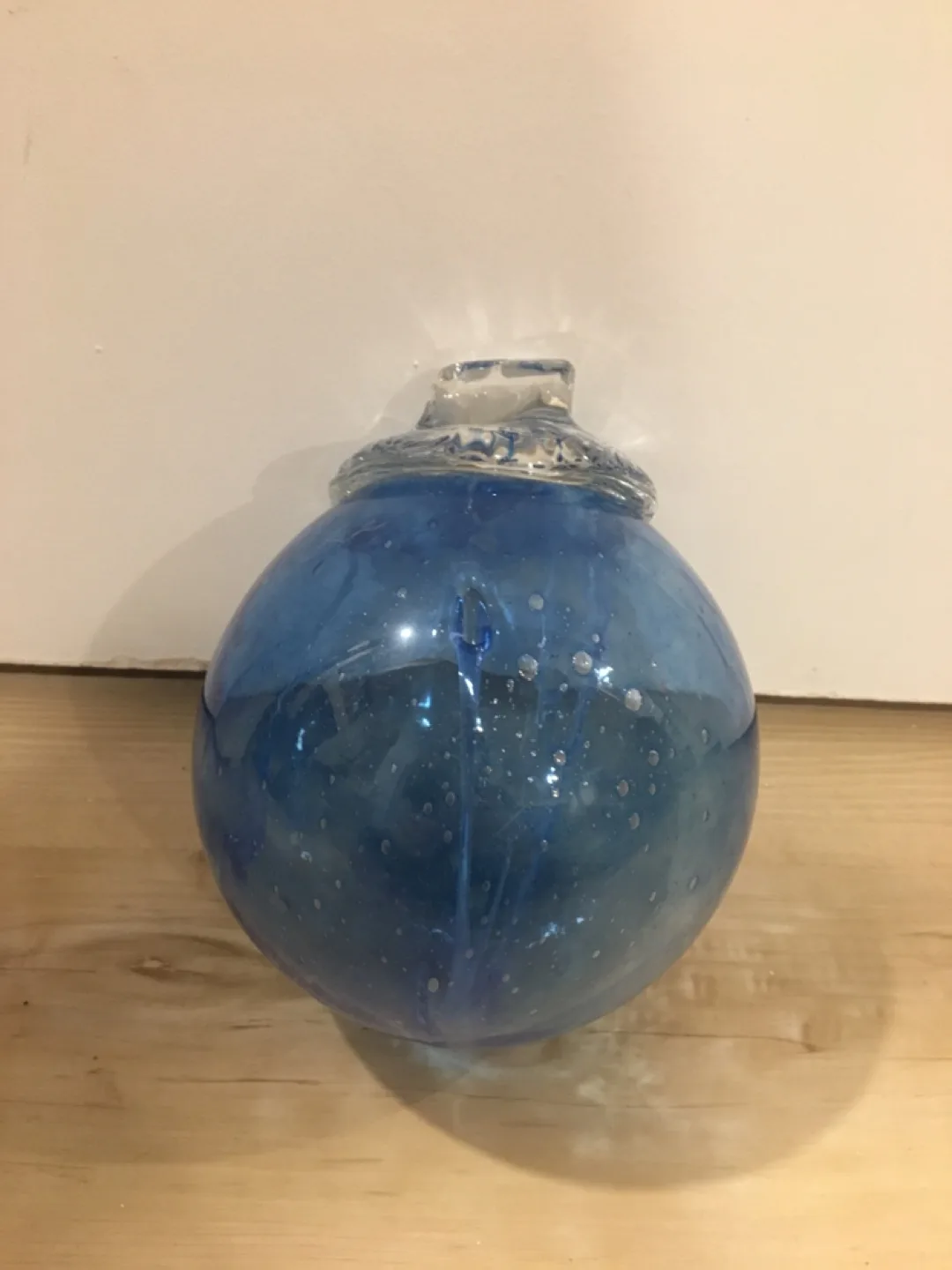 Blue Glass Decorative Ball thumbnail