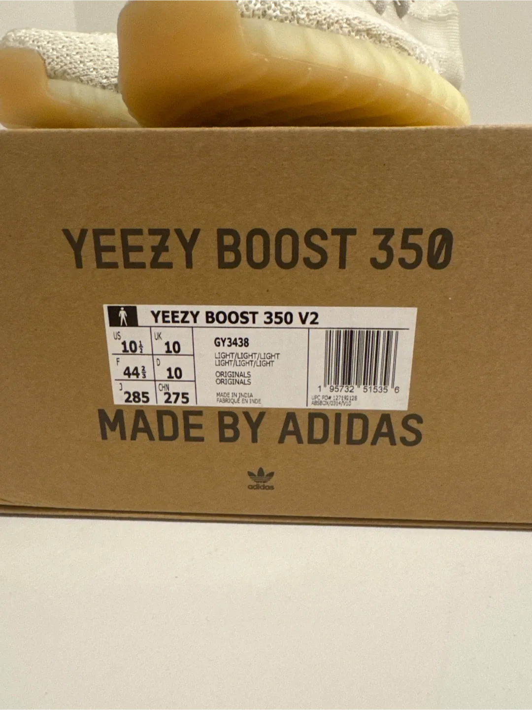 Adidas Yeezy Boost 350 V2 Light US 10.5 image indicator(2)