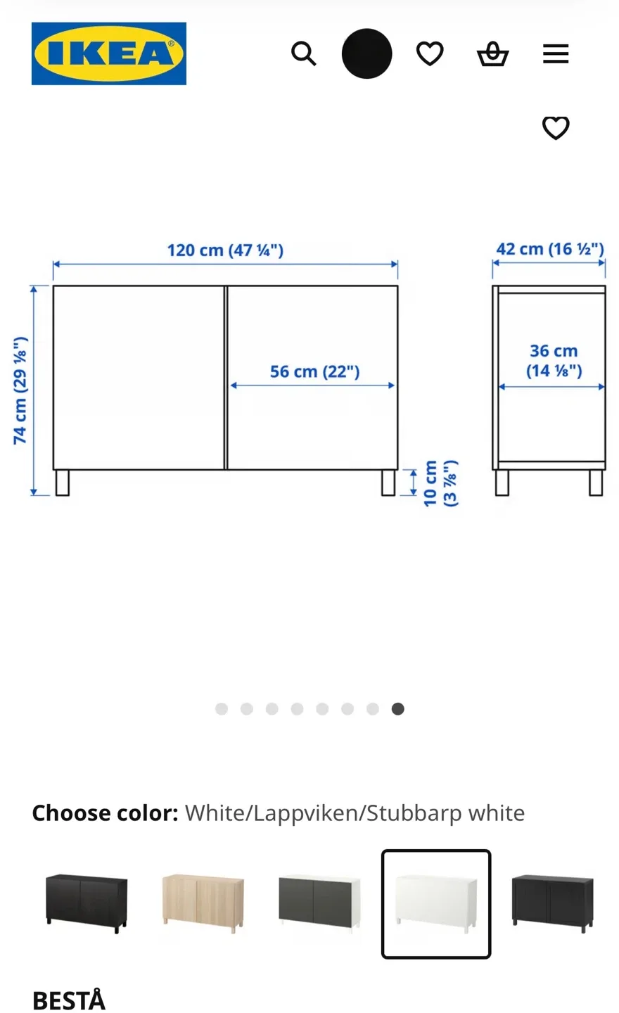 IKEA BESTA White unit image indicator(4)