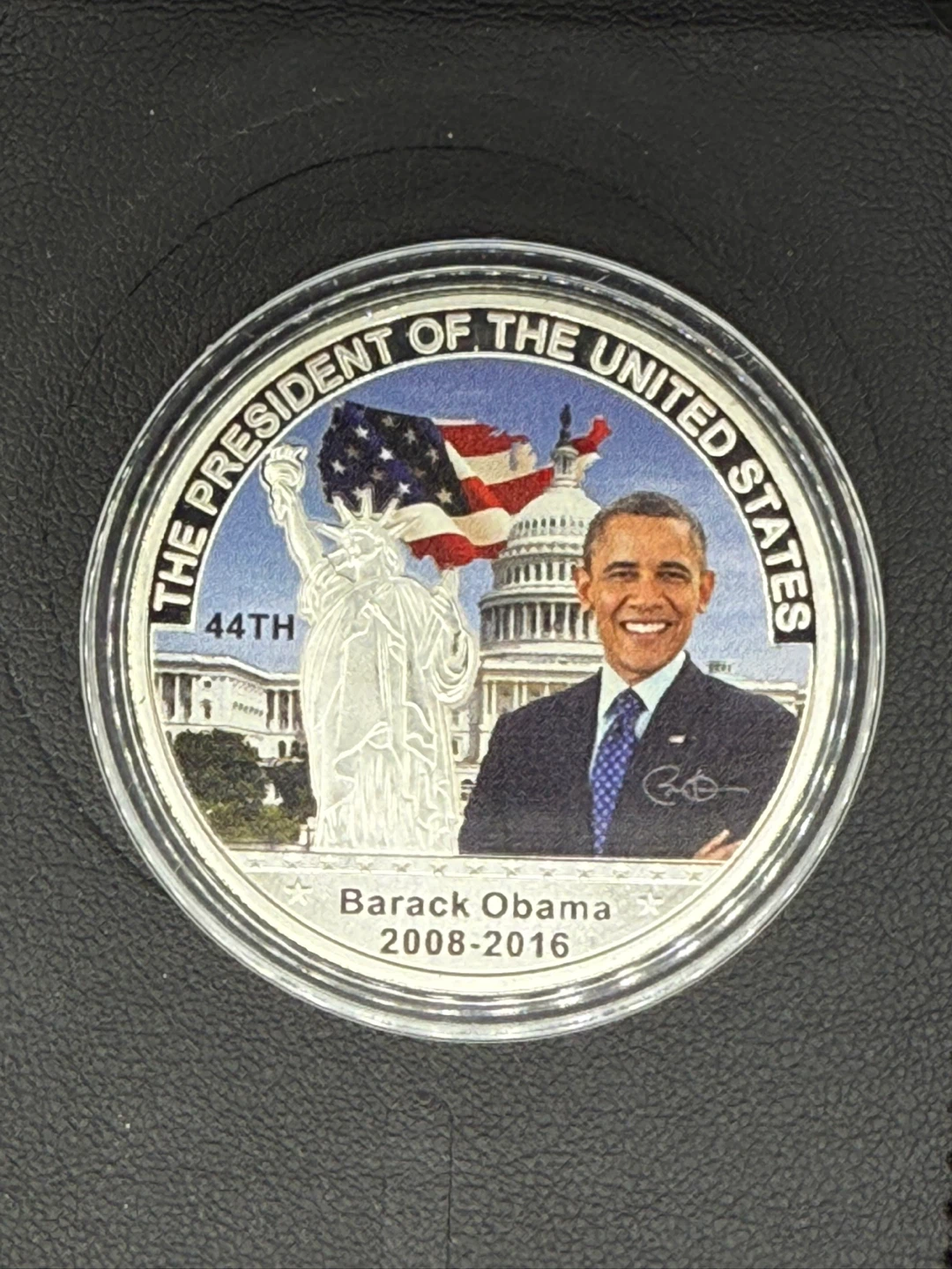 Obama & Trump President silver Coin
