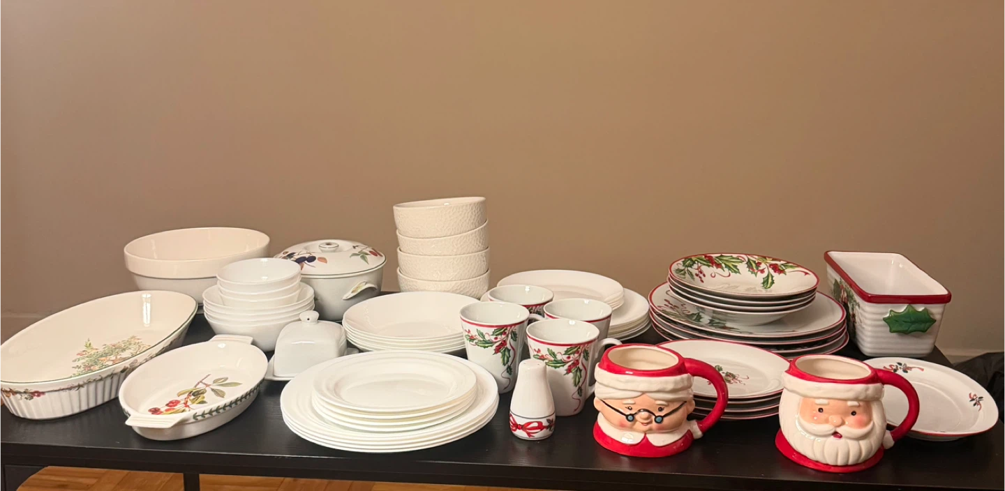 Dinnerware Set - Dishes, Bowls, Mugs
