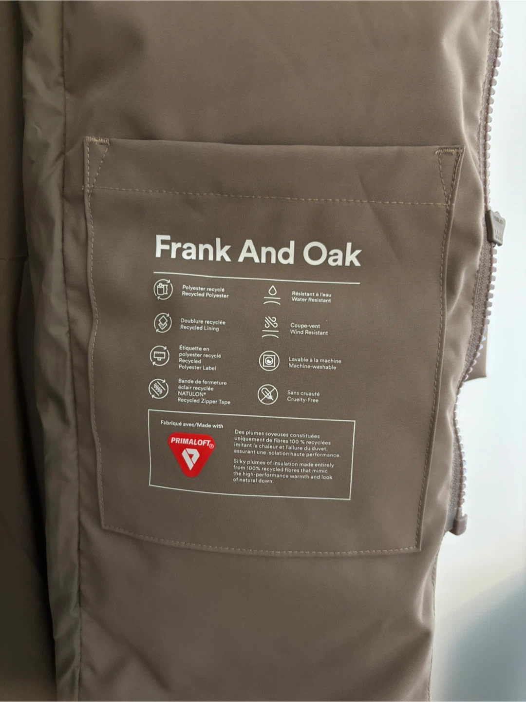 Frank And Oak Beige Puffer Coat - photo 4