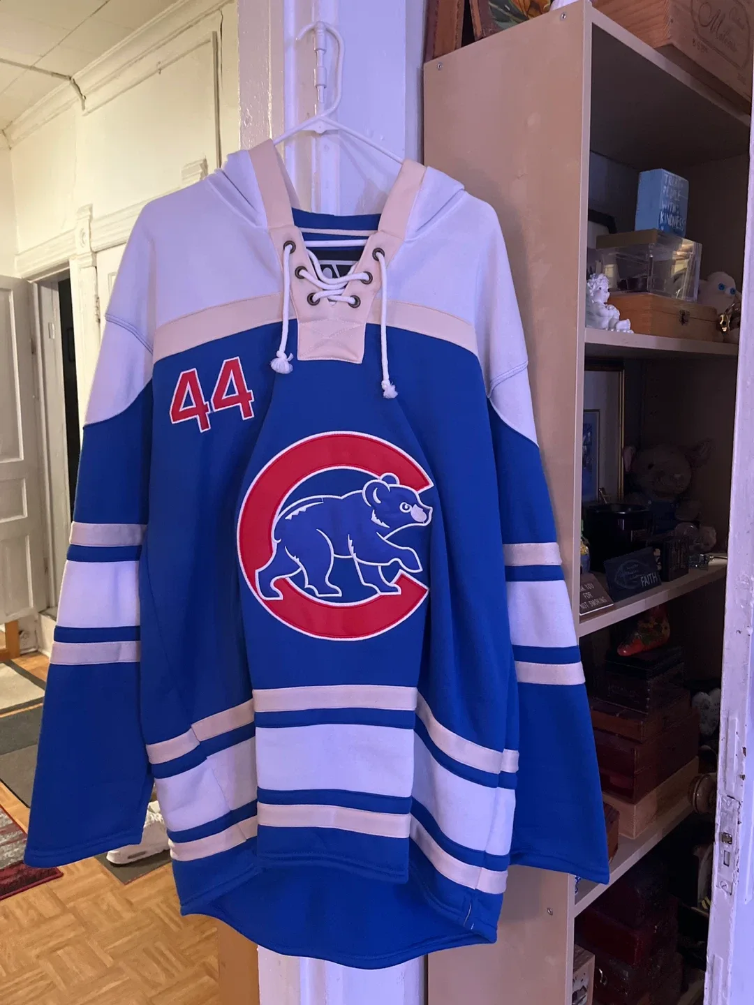 MLB Chicago Cubs Rizzo #44 Hockey Hoodie XXXL image indicator(2)