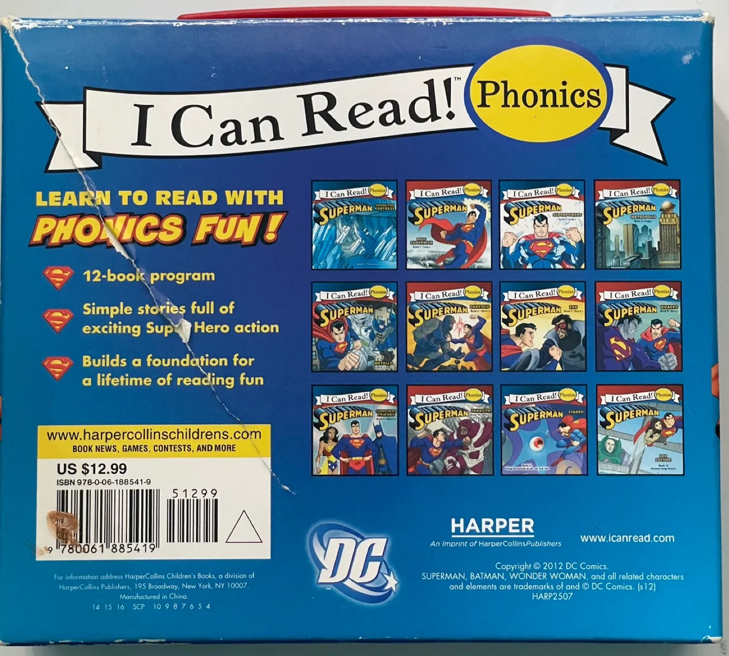 I Can Read! Superman Phonics Fun - 12 Books image indicator(2)