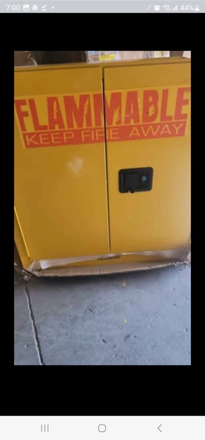 Yellow Flammable Storage Cabinet - photo 3