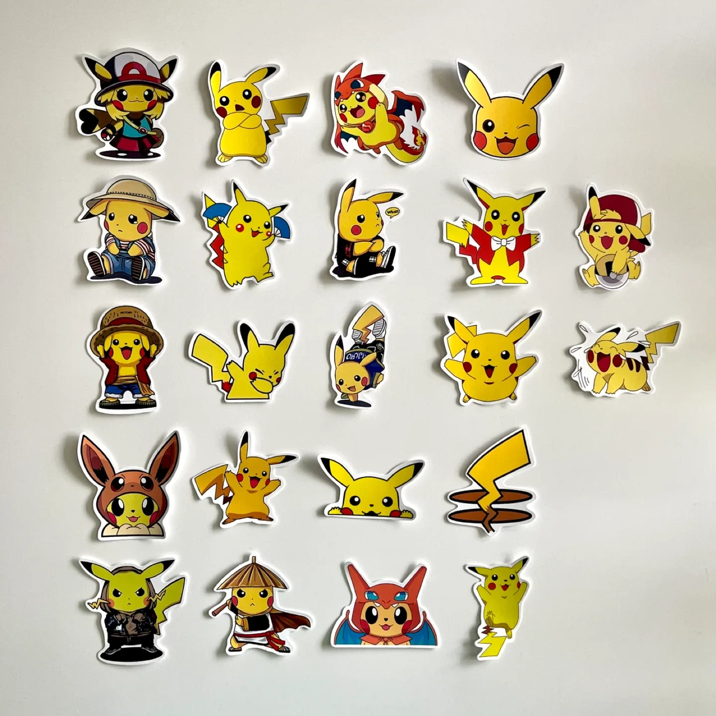 Pack of 22 Cute Pikachu Stickers •2• image indicator(5)
