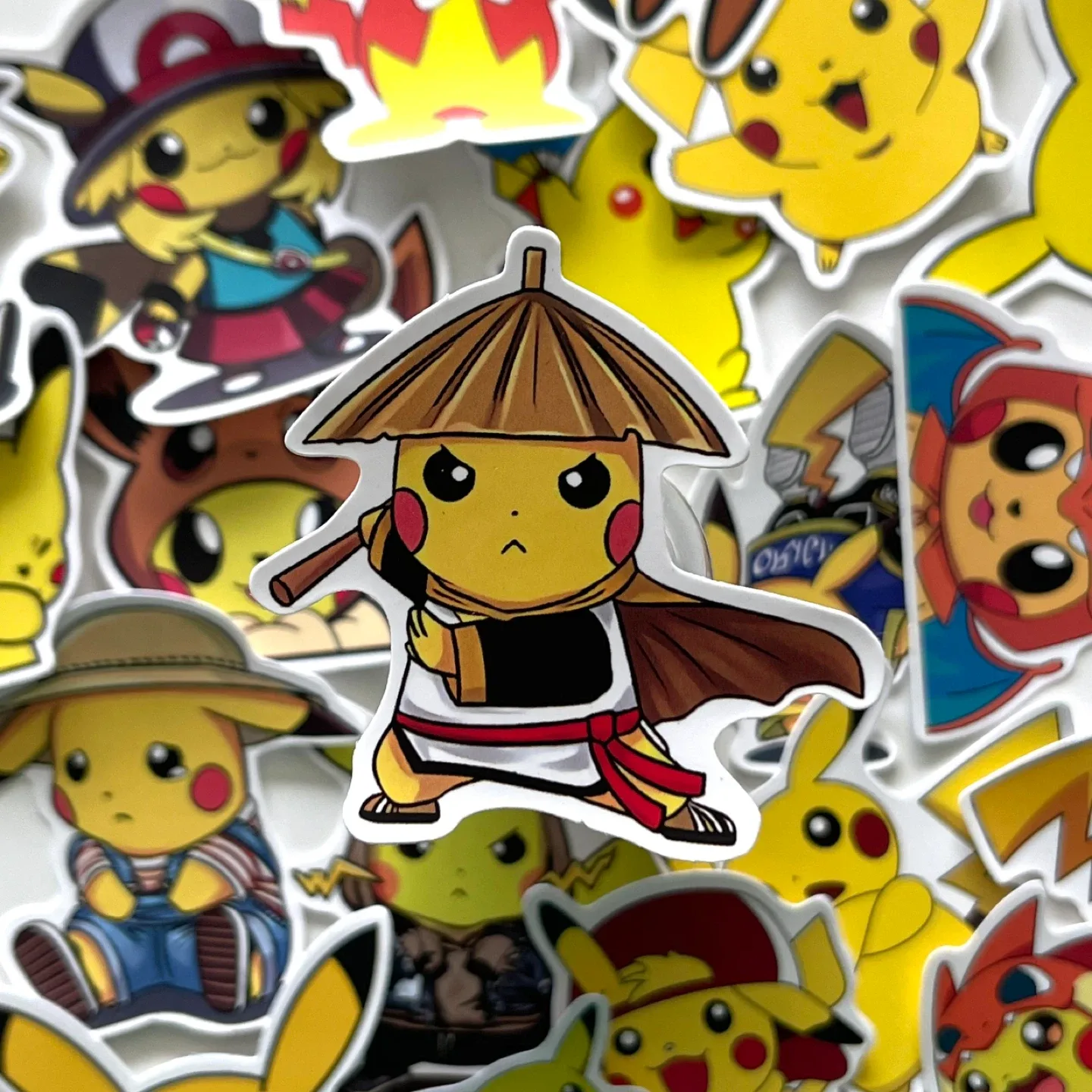Pack of 22 Cute Pikachu Stickers •2• image indicator(2)
