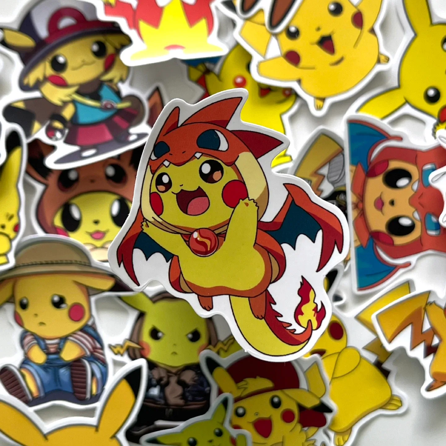 Pack of 22 Cute Pikachu Stickers •2• image indicator(3)