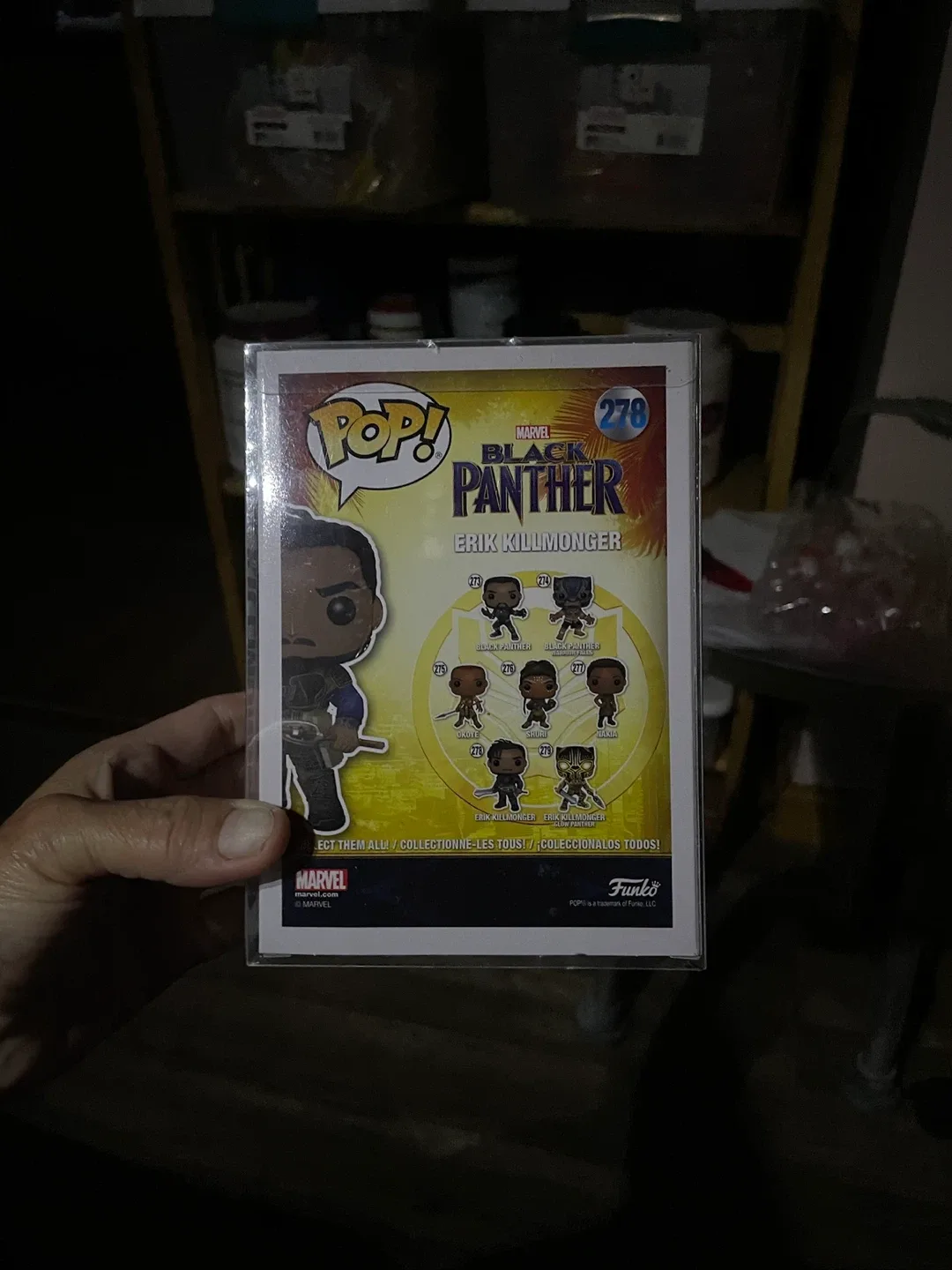 Funko Pop! Marvel Black Panther Erik Killmonger #278 image indicator(2)