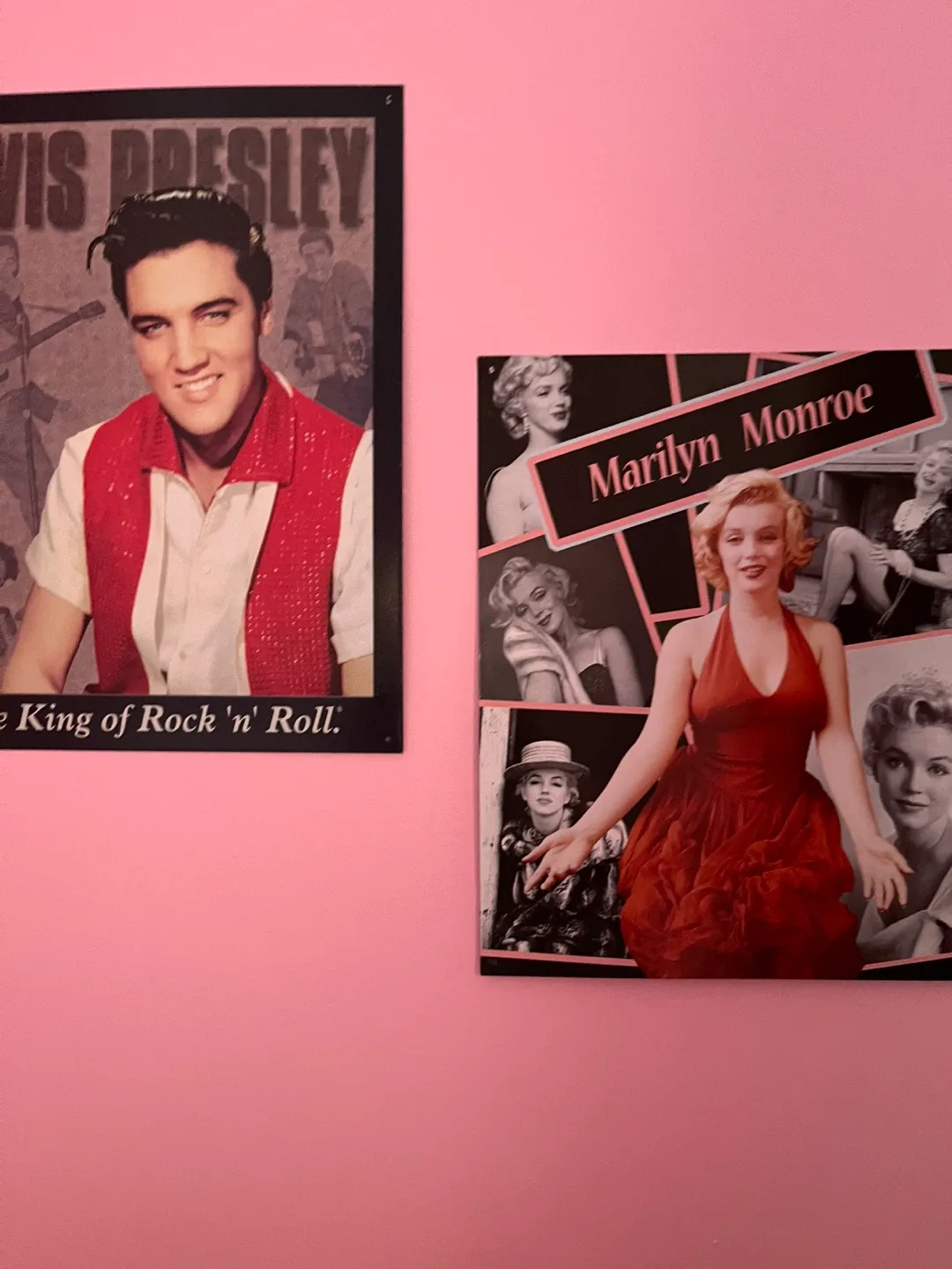 Elvis Presley & Marilyn Monroe Wall metal Art thumbnail