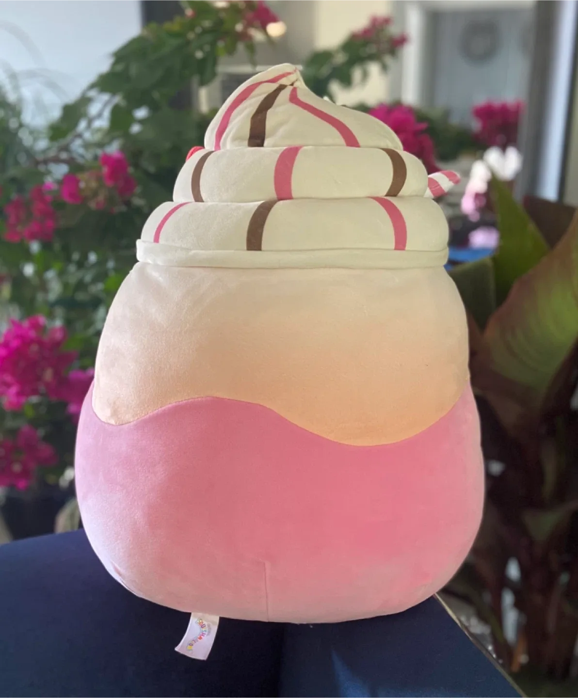 LIKE NEW: Giant Squishmallow Cupcake Milkshake Plush Toy image indicator(6)