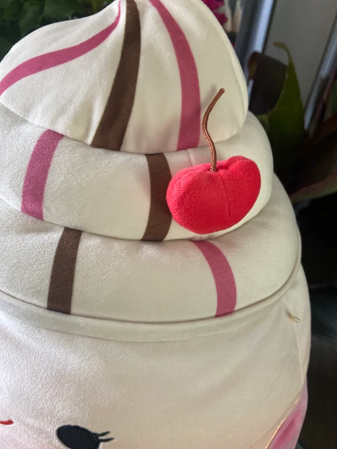 LIKE NEW: Giant Squishmallow Cupcake Milkshake Plush Toy image indicator(7)