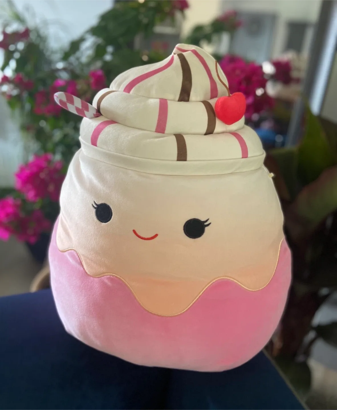 LIKE NEW: Giant Squishmallow Cupcake Milkshake Plush Toy image indicator(10)