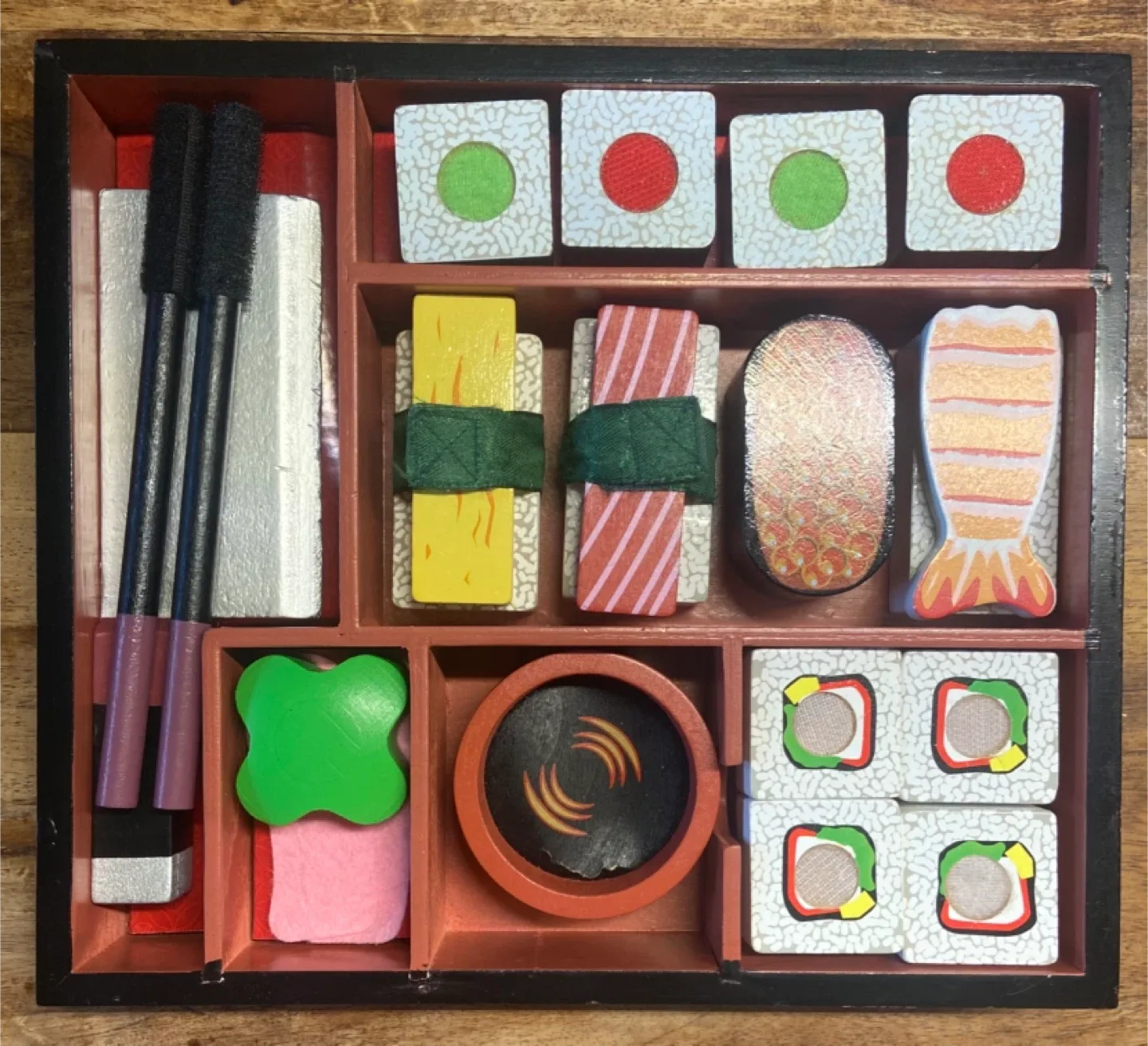 EUC: Melissa & Doug Wooden Sushi Set image indicator(2)