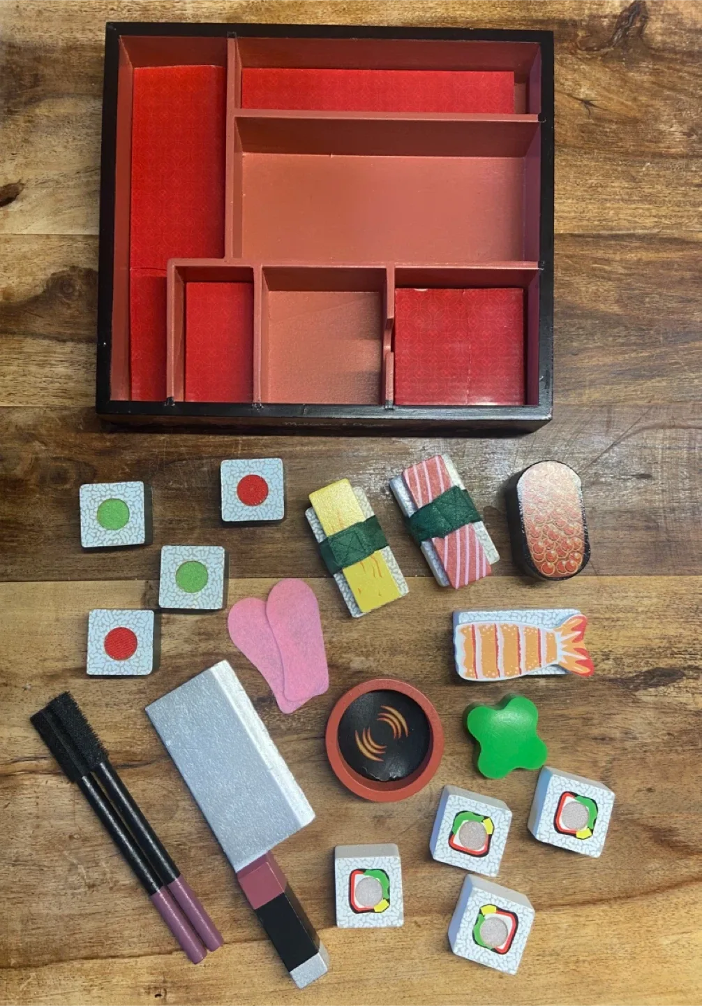 EUC: Melissa & Doug Wooden Sushi Set image indicator(7)
